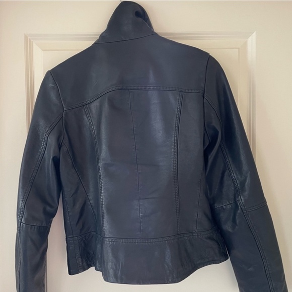 Soft, beautiful lambskin leather Belvedere Jacket from All Saints US size 10 - Picture 3 of 16